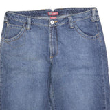 FADED GLORY Womens Denim Blue Shorts XL W38 Casual Cotton Blend Relaxed Fit