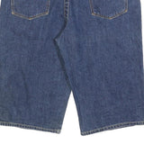 FADED GLORY Womens Denim Blue Shorts XL W38 Casual Cotton Blend Relaxed Fit