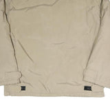 KICKERS Mens Beige Jacket XL Polyester Blend Plain Zip Comfortable Casual