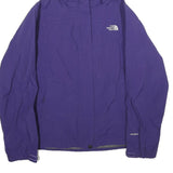 THE NORTH FACE Womens Purple Nylon Outdoor Jacket S HyVent Zip Hooded Plain