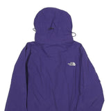 THE NORTH FACE Womens Purple Nylon Outdoor Jacket S HyVent Zip Hooded Plain