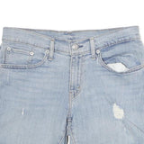 LEVI'S Mens Shorts Blue Denim M W32 Casual Classic Fit Distressed