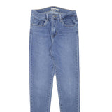 LEVI'S Womens Blue Slim Skinny Denim Rinse W25 L28 Slim Fit Zip Jeans