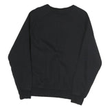 ELLESSE Mens Black Cotton Crew Neck Sweatshirt S Ellesse Logo Casual Pullover