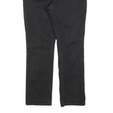 LEVI'S Womens Regular Black Denim Jeans W31 L30 Classic Zip Pockets