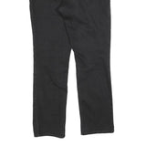 LEVI'S Womens Regular Black Denim Jeans W31 L30 Classic Zip Pockets