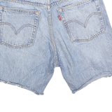 LEVI'S Womens Denim Blue Casual Cut-Off Shorts Size S W26 Classic Fit