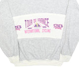 TORTONI Womens Grey & White Tour De France International Cycling Collar M