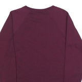 CHAMPION Mens Maroon Crew Neck M Cotton Blend Sweatshirt Pullover