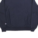 CHAMPION REVERSE WEAVE Mens Navy Blue Amazon Logo Crew Neck L Sweatshirt