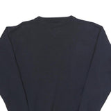 TOMMY HILFIGER Mens Navy Blue Cotton Crew Neck Basic Knit Jumper M Classic