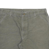 CARHARTT Mens Green Casual Cotton Blend Workwear Shorts 3XL W40 Durable