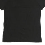 CALVIN KLEIN Mens Black & Blue Graphic T-Shirt S Short Sleeve Crew Neck Cotton