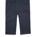 DICKIES Mens Cotton Blend Navy Regular Fit Straight Leg Trousers W42 L31