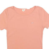 LEVI'S Womens Pink Graphic T-Shirt S Short Sleeve Scoop Neck Cotton Casual