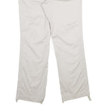 INTERNATIONAL CONCEPTS Womens Regular Beige Cotton Blend Trousers W34 L32 Zip