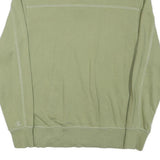 CALVIN KLEIN JEANS Mens Green Half Zip XS Cotton Blend Sweatshirt