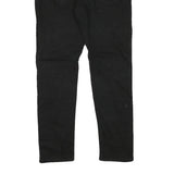 LEVI'S Mens Black Slim Skinny Denim W32 L29 Cotton Blend Zip Casual Jeans