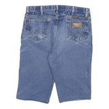 WRANGLER Mens Shorts Blue Denim Casual L W32 Relaxed Fit Cotton Blend
