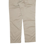 LEVI'S Mens Regular Beige Cotton Zip Trousers W38 L32 Casual Classic Style