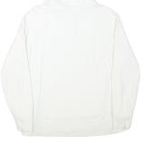 LEVI'S Mens White Pullover Hoodie S Cotton Blend Logo Sweatshirt