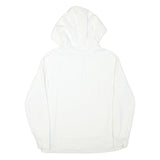 LEVI'S Mens White Pullover Hoodie S Cotton Blend Logo Sweatshirt