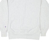 CHAMPION Mens Grey Maryland Crew Neck L Sweatshirt Cotton Blend Pullover