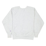CHAMPION Mens Grey Maryland Crew Neck L Sweatshirt Cotton Blend Pullover