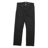 7 FOR ALL MANKIND Womens Slim Black Slimmy Denim Good W28 L28 Zip Cotton Blend