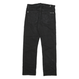 7 FOR ALL MANKIND Womens Slim Black Slimmy Denim Good W28 L28 Zip Cotton Blend