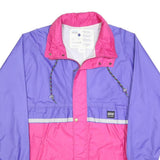 AQUA GUARD Womens Purple & Pink Nylon Zip Jacket L Outerwear Lightweight Sport