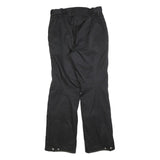 PHENIX Lined Womens Polyester Blend Black Relaxed Straight Trousers W30 L32