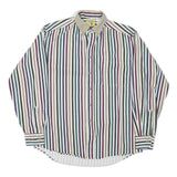 DUCK HEAD Mens Striped Shirt M Button-Down Collar Cotton Blend Classic Fit