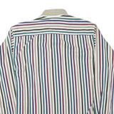 DUCK HEAD Mens Striped Shirt M Button-Down Collar Cotton Blend Classic Fit