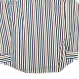 DUCK HEAD Mens Striped Shirt M Button-Down Collar Cotton Blend Classic Fit