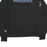 CHAMPION REVERSE WEAVE Mens Black WestRock Crew Neck M Cotton Blend Sweatshirt