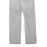 LEVI'S Mens Slim Light Grey Denim Slim Straight Zip W29 L28 Casual Jeans