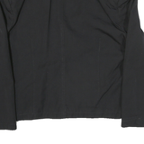 TILLAMYS Womens Black Classic Cotton Blend Jacket M Button Plain