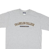 JANSPORT Mens Grey Franklin College Alumni Graphic T-Shirt L Short Sleeve Crew