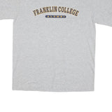JANSPORT Mens Grey Franklin College Alumni Graphic T-Shirt L Short Sleeve Crew