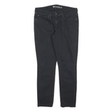 LEVI'S Womens Jeans Black Slim Skinny Denim W28 L26 Cotton Blend Zip Comfortable