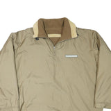 Mens Beige Lightweight Saltydog Half Zip Jacket 2XL Polyester Blend Plain