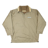 Mens Beige Lightweight Saltydog Half Zip Jacket 2XL Polyester Blend Plain