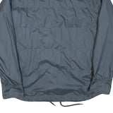 THE NORTH FACE Mens Grey Button Jacket L Polyester Blend Plain Outdoor