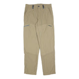 PATAGONIA Mens Polyester Beige Regular Fit Trousers W30 L30 Outdoor Zip Pocket