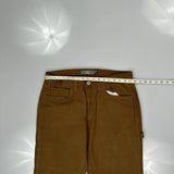 Berkley Jensen Carpenter Trousers - 34W 30L Brown Cotton