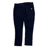 Carhartt Cargo Trousers - 30W UK 10 Navy Cotton