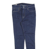 LEVI'S Womens Slim Blue Denim Raw Zip Jeans W29 L28 Classic Fit Stylish