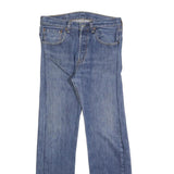 LEVI'S 501 Mens Jeans Blue Regular Straight Denim Raw W31 L32 Classic Button Fly