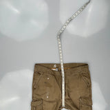 Carhartt Cargo Trousers - 34W 34L Khaki Cotton